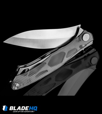 Custom Knife Factory Trekoza Frame Lock Knife Ti/Polycarbon (4" Satin)