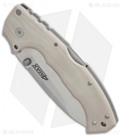 Cold Steel 4-Max Tri-Ad Lock Knife Desert Tan G-10 (4" Stonewash) 62RM