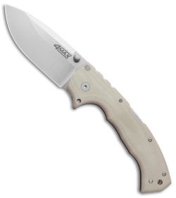 Cold Steel 4-Max Tri-Ad Lock Knife Desert Tan G-10 (4" Stonewash) 62RM