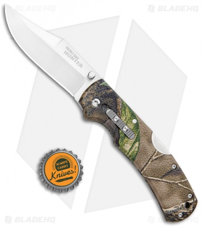 Cold Steel Double Safe Hunter Tri-Ad Lock Knife Camo GFN (4" Satin) 23JD