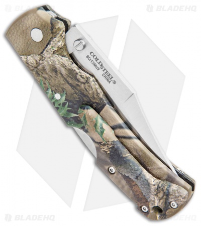 Cold Steel Double Safe Hunter Tri-Ad Lock Knife Camo GFN (4" Satin) 23JD