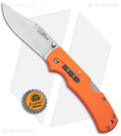 Cold Steel Double Safe Hunter | Tri-Ad Lock Knife | Orange GFN