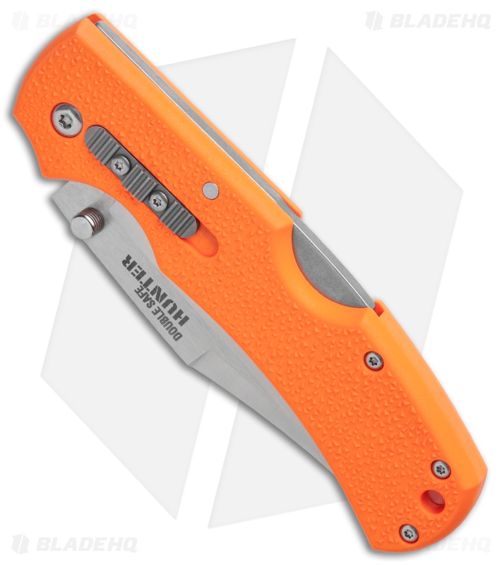 Cold Steel Double Safe Hunter | Tri-Ad Lock Knife | Orange GFN