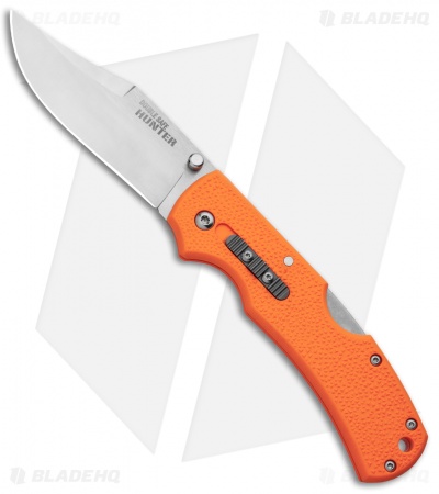 Cold Steel Double Safe Hunter | Tri-Ad Lock Knife | Orange GFN