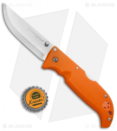 Cold Steel Finn Wolf Lockback Knife Blaze Orange (3.5