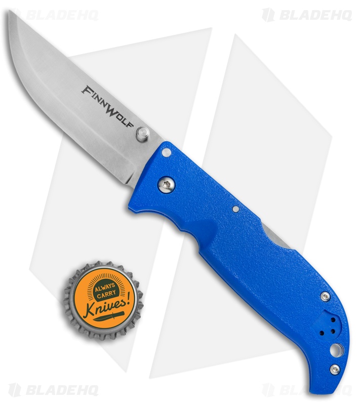 Cold Steel Finn Wolf Lockback Knife Blue (3.5" Satin) 20NPG