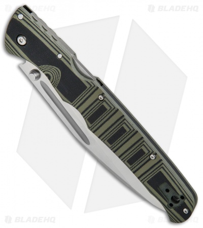 Cold Steel Frenzy I Tri-Ad Lock Knife  Black/Green G-10 (5.5" Satin) 62P1A