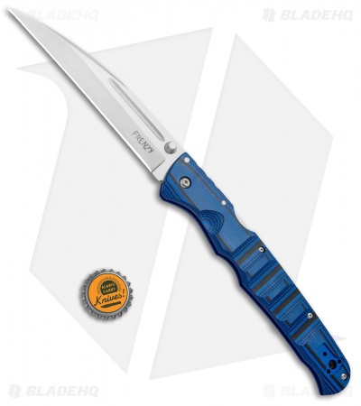 クリサワブラン　トラミーナー　　2本セット Cold Steel Frenzy II Tri-Ad Lock Knife Black/Blue G-10 (5.5