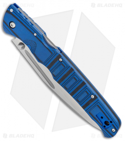 Cold Steel Frenzy II Tri-Ad Lock Knife  Black/Blue G-10 (5.5" Satin) 62P2A