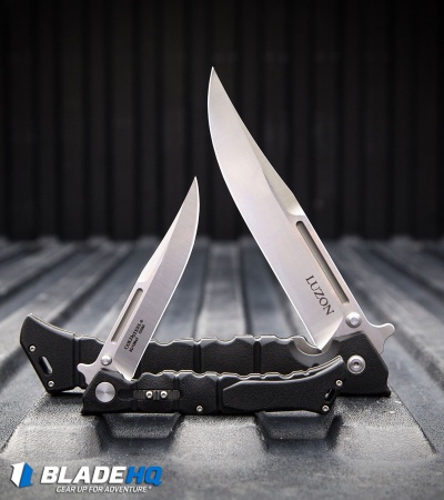 Cold Steel Large Luzon Leaf-Spring Knife Black GFN (6" Satin) 20NQX