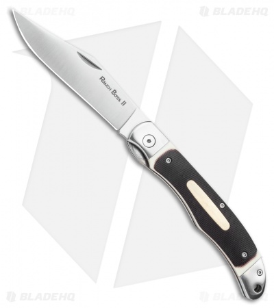 Cold Steel Ranch Boss II Liner Lock Knife Black Griv Ex (4" Satin)  20NPM1