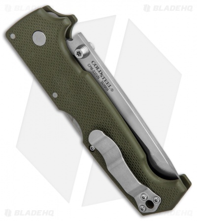Cold Steel SR1 Tri-Ad Lock Tanto OD Green G-10 (4" Satin S35VN) 62LA *DISC*