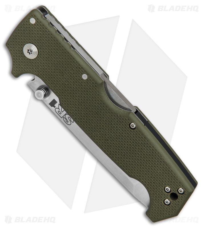 Cold Steel SR1 Tri-Ad Lock Tanto OD Green G-10 (4" Satin S35VN) 62LA *DISC*