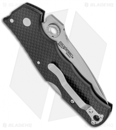 Cold Steel Silver Eye Elite Tri-Ad Lock Knife Carbon Fiber (3.5" Satin) 62QCFB