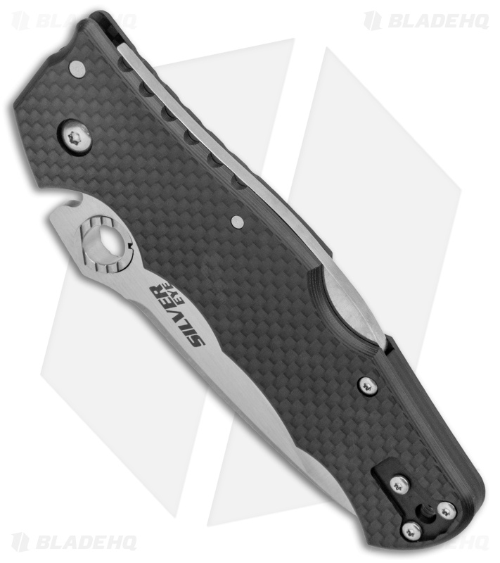 Cold Steel Silver Eye Elite Tri-Ad Lock Knife Carbon Fiber (3.5" Satin) 62QCFB