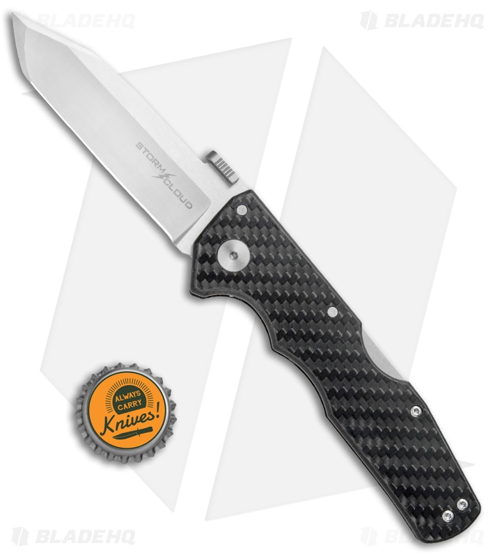 Cold Steel Storm Cloud Tri-Ad Lock Knife G-10/CF (3.5" Satin 20CV) 21TU