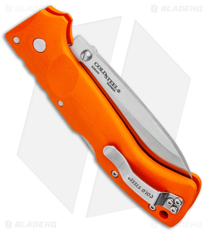 Cold Steel Ultimate Hunter Lockback Knife Blaze Orange G-10 (3.5
