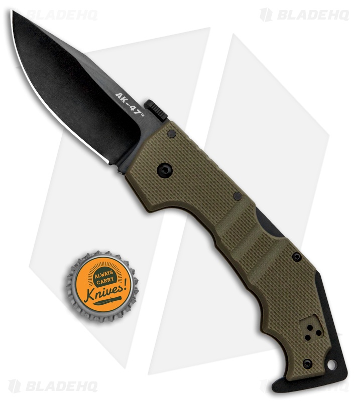 Cold Steel AK-47 Lockback Knife OD Green G-10 (3.5