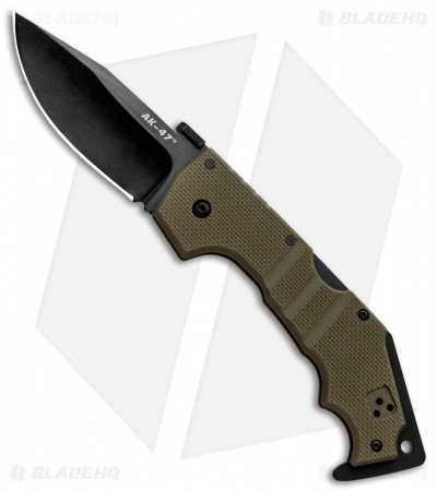 Cold Steel AK-47 Lockback Knife OD Green G-10 (3.5