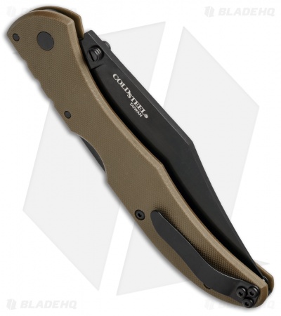 Cold Steel Broken Skull II Knife Coyote Tan G-10 (4" Black CPM-S35VN) 54S2A