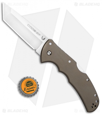 Cold Steel Code-4 Tanto Lockback Knife (3.5" Satin S35VN) 58PT