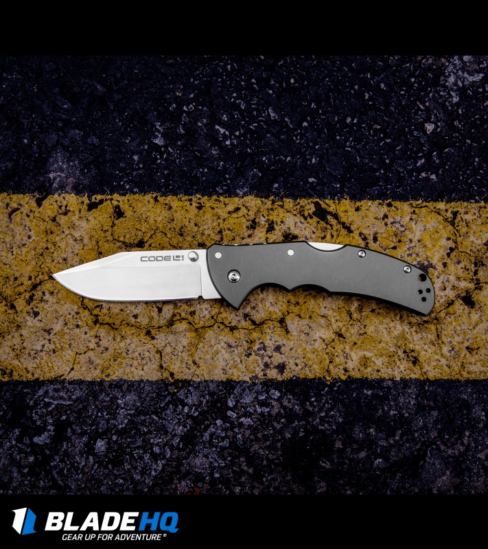 Cold Steel Code-4 Clip Point Lockback Knife (3.5