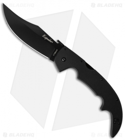 Cold Steel Taschenmesser "Large Espada" – Klinge 14 Cm, G10-Griff, Satiniert, Mit Clip, Schwarz