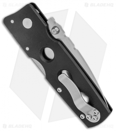 Cold Steel Hold Out 3" Lockback Knife Black G-10 (3" Satin Serr) 