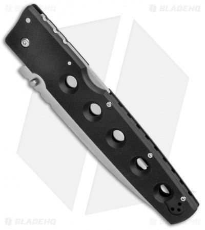 Cold Steel Hold Out 6" Tri-Ad Lock Knife Black G-10 (6" Satin) 