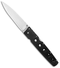 Cold Steel Hold Out 6" Tri-Ad Lock Knife Black G-10 (6" Satin) 