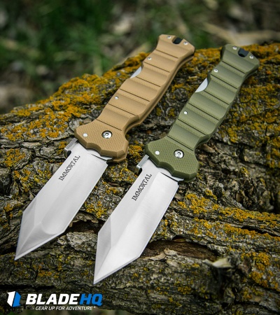 Cold Steel Immortal Lockback Knife OD Green G-10 (4" Satin) 23GVG