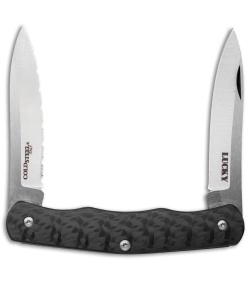 Cold Steel Lucky Pocket Knife Carbon Fiber (2.625" Satin) 54VPN