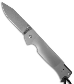 Cold Steel Pocket Bushman Ram Safe Lock Knife (4.5" Stonewash) 95FB