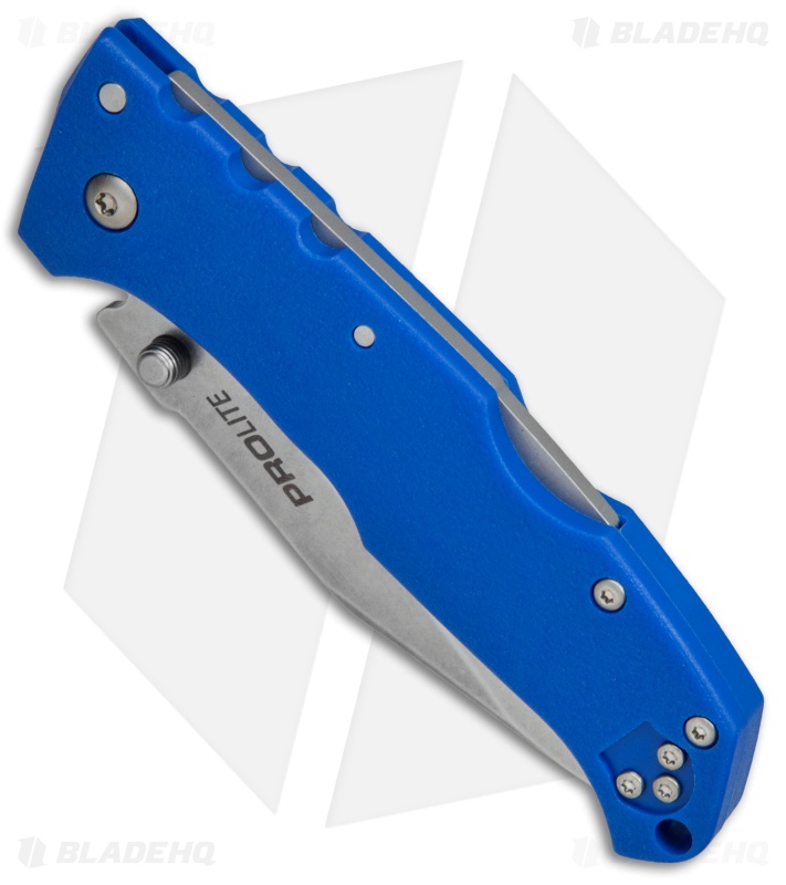 Cold Steel Pro Lite Clip Point Tri-Ad Lock Knife Blue GFN (3.5" Satin) 20NSCLU