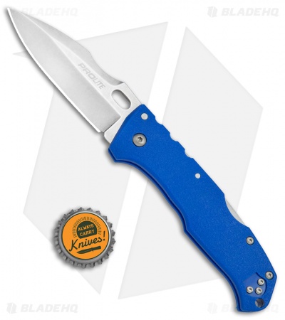 Cold Steel Pro Lite Sport Tri-Ad Lock Knife Blue GFN (3.5" Satin) 20NVLU
