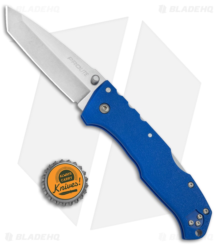 Cold Steel Pro Lite Tanto Tri-Ad Lock Knife Blue GFN (3.5" Satin) 20NSTLU