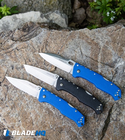 Cold Steel Pro Lite Sport Tri-Ad Lock Knife Blue GFN (3.5" Satin) 20NVLU