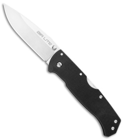 Cold Steel Air Lite Lockback Knife Black G-10 (3.5" Satin AUS-10A)