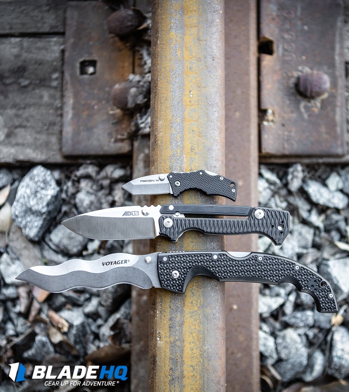 Cold Steel Kris Voyager - Folding Knife | Stonewash | Blade HQ