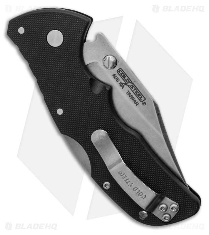 Cold Steel Mini Recon 1 Clip Point Lockback Knife (3" Stonewash) 27TBAC