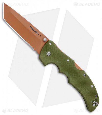 Cold Steel Recon 1 Tanto Knife | Desert Warrior | Blade HQ