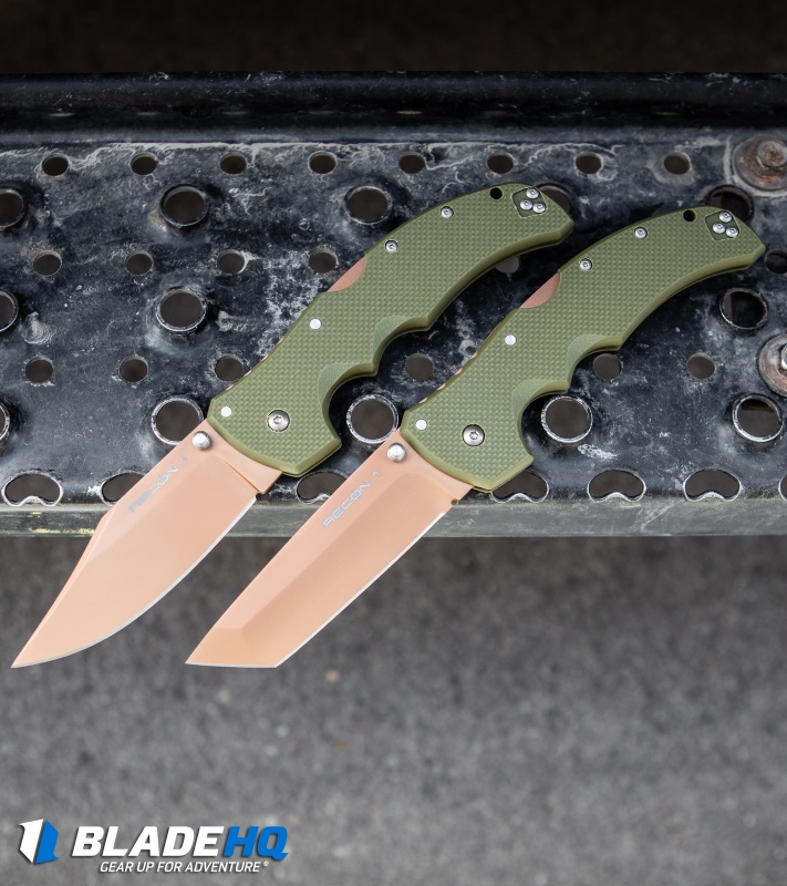 Cold Steel Recon 1 Tanto Knife | Desert Warrior | Blade HQ