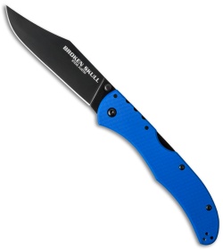 Cold Steel Broken Skull IV Knife Blue G-10 (4" Black CTS-XHP) 54SBLU