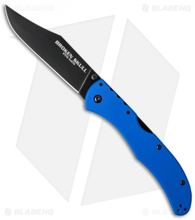 Cold Steel Broken Skull IV Knife Blue G-10 (4