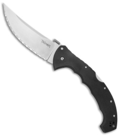 Cold Steel 5.5" Talwar Lockback Knife Black G-10 (5.5" Satin Serr) 21TBXS