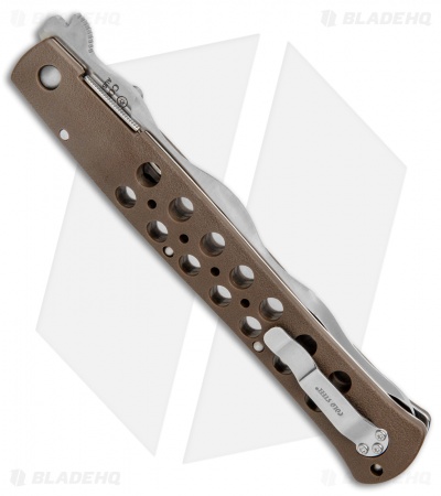Cold Steel Kris Ti-Lite Liner Lock Knife Flat Dark Earth Zytel (6" Satin) 