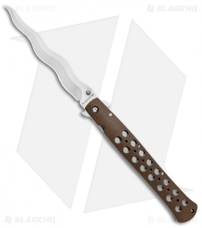 Cold Steel Kris Ti-Lite Liner Lock Knife Flat Dark Earth Zytel (6" Satin) 