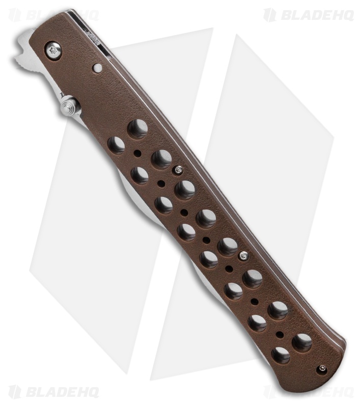 Cold Steel Kris Ti-Lite Liner Lock Knife Brown Zytel (6" Satin Serr)