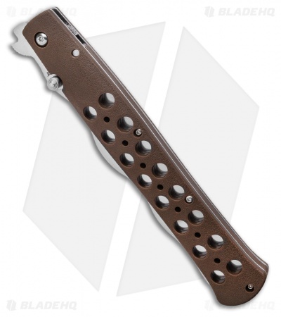 Cold Steel Kris Ti-Lite Liner Lock Knife Brown Zytel (6" Satin Serr)
