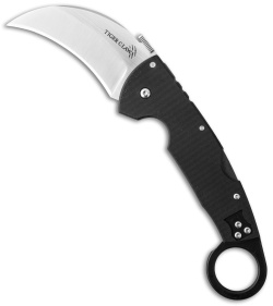 Cold Steel Tiger Claw Karambit Lockback Knife (3.25" Satin) 22KF